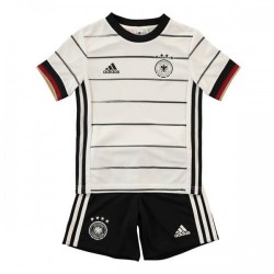 Camisola Alemanha Criança Equipamento Primeiro Euro 2020 Manga Curta